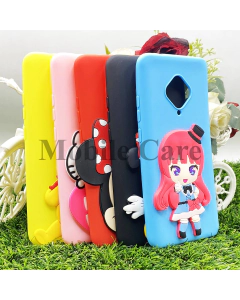 Vivo S1 Pro Back Cover Hello Kitty Minion Taddy Bear Soft Silicon Fancy Cover For Girls