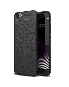 Oppo A57 Back Cover Auto Focus Shock Proof Leather Pattern Armor Soft Case Cover For Oppo A57