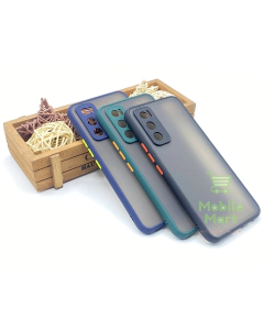 Vivo V20SE Back Cover Smoky Matte Armor Case Camera Protection Cover For Vivo V20 SE