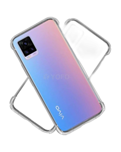 Vivo V20 Back Cover Transparent Extra Bumper Anti Shock Soft Crystal Clear Case For Vivo V20