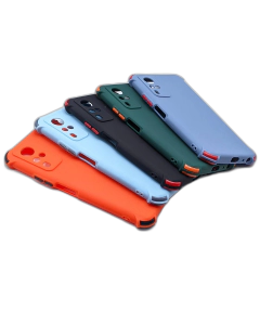 Vivo Y53s Back Cover Multicolour Soft Plain Bumper Cover For Vivo Y53s