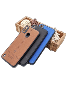 Tecno Spark 6 Go Back Cover Multicolour Soft Pierre Leather stuff pouch Texture pattren Case Cover For Tecno Spark 6 Go