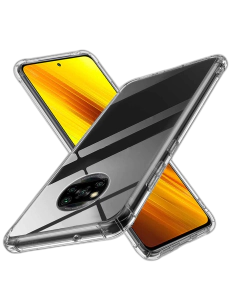 Xiaomi Poco X3 Pro Back Cover Transparent Extra Bumper Anti Shock Soft Crystal Clear Case For Xiaomi Poco X3 Pro