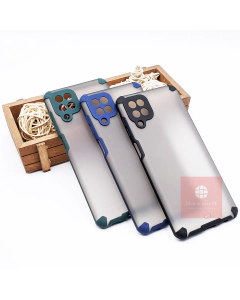 Samsung Galaxy A12 Back Cover Smoky Matte Armor Case Camera protection Cover For Samsung Galaxy A12