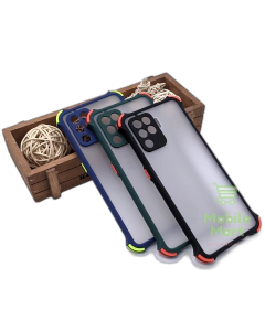 Oppo F19 Pro Back Cover Smoky Matte Bumper Armor Case Camera protection Cover For Oppo F19 Pro