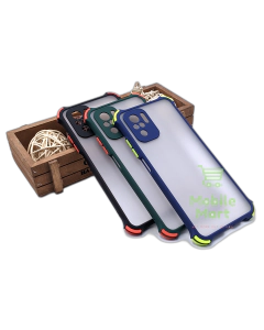 Xiaomi Redmi Note 10 Back Cover Smoky Matte Bumper Armor Case Camera protection Cover For Xiaomi Redmi Note 10