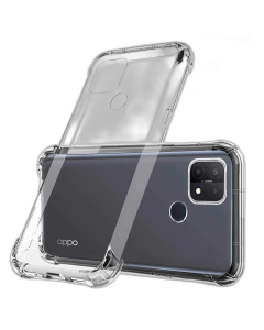 Oppo A15 Back Cover Transparent Extra Bumper Anti Shock Soft Crystal Clear Case For Oppo A15