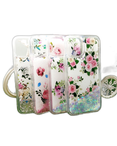 Apple iPhone 12 Back Cover Water Shiny Ladies Soft Silicon Case For Apple iPhone 12 (6.1) - Glitter
