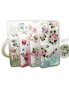 Apple iPhone 12 Back Cover Water Shiny Ladies Soft Silicon Case For Apple iPhone 12 (6.1) - Glitter