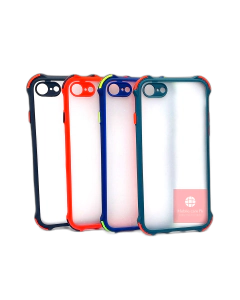 Apple iPhone 8 Back Cover Smoky Matte Bumper Armor Case Camera Protection Cover For Apple iPhone 8