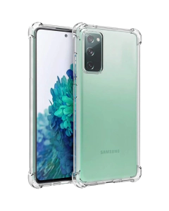 Samsung S20FE Back Cover Transparent Extra Bumper Soft Crystal Clear Case For Samsung S20FE - Anti Shock