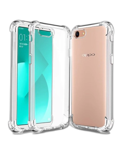 Oppo A83 Back Cover Transparent Extra Bumper Anti Shock Soft Crystal Clear Case For Oppo A83