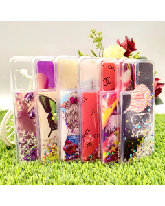 Vivo V21 Back Cover Water Glitter Shiny Ladies Soft Silicon Case For Vivo V21