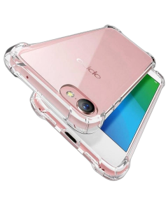 Oppo A39 Back Cover Transparent Extra Bumper Anti Shock Soft Crystal Clear Case For Oppo A39