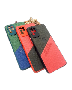 Infinix Note 10 Back Cover Leather Style Soft Case For Infinix Note 10