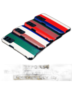 Oppo A54 Back Cover Leather Style Soft Case For Oppo A54