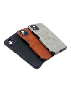Vivo Y31s Back Cover Leather Style Soft Case For Vivo Y31s