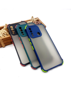 Tecno Spark 8 Back Cover Smoky Matte Bumper Armor Case Camera Protection Cover For Tecno Spark 8