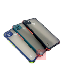 Tecno Pop 4 LTE Back Cover Smoky Matte Bumper Armor Case Camera Protection Cover For Tecno Pop 4 LTE