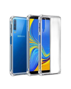 Samsung Galaxy A7 2018 Back Cover Transparent Extra Bumper Anti Shock Soft Crystal Clear Case For Samsung Galaxy A7 2018