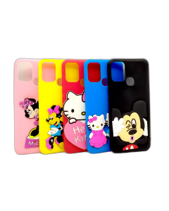 Infinix Hot 11 Play back fancy cover soft silicone hello kitty cover for girls