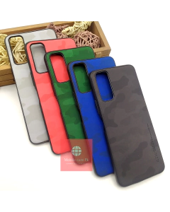 Vivo Y20A Back Cover Leather Soft Color Full Silicon Cover For Boys