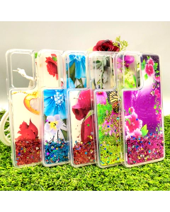 Infinix Note 11 Pro Back Cover Water Glitter Shiny Soft Silicon Note 11 Pro Case For Girls