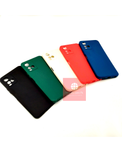 Vivo Y21 Back Cover Multicolour Soft Plain Camera Protection Y21 Cover For Boys