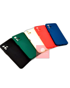 Vivo Y21A Back Cover Multicolour Soft Plain Camera Protection Y21A Cover For Boys