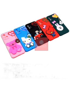 Vivo Y21s Back Cover Hello Kitty Braslate Chain Soft Y21s Case For Girls