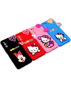 Tecno Camon 18 Back Cover Hello Kitty Braslate Chain Soft Camon 18 Case For Girls