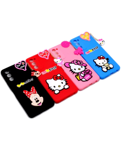 Tecno Camon 18P Back Cover Hello Kitty Braslate Chain Soft Camon 18P Case For Girls