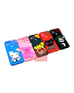 Infinix Smart 6 Back Cover Hello Kitty Braslate Chain Soft Smart 6 Case For Girls