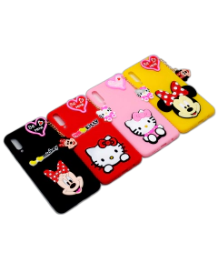 Samsung Galaxy A50 Back Cover Hello Kitty Braslate Chain Soft Galaxy A50 Case For Girls