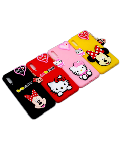 Samsung Galaxy A30s Back Cover Hello Kitty Braslate Chain Soft Galaxy A30s Case For Girls