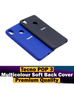 Tecno Pop 3 Back Cover Soft Silicon Multicolour Pop 3 Case For Boys