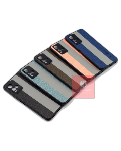 Vivo Y33s Back Cover Double Colour Leather Type Soft Y33s Case For Boys