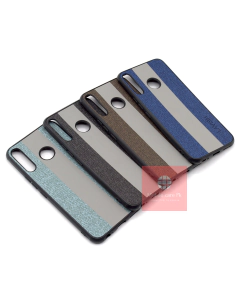 Infinix Hot 8 Back Cover Double Colour Leather Type Soft Hot 8 Case For Boys