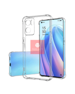 Oppo A76 Back Cover Transparent Extra Bumper Anti Shock Soft Crystal Clear Case For Oppo A76