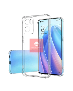 Oppo A96 Back Cover Transparent Extra Bumper Anti Shock Soft Crystal Clear Case For Oppo A96