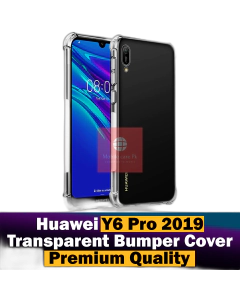 Huawei Y6 Pro 2019 Back Cover Transparent Extra Bumper Anti Shock Soft Crystal Clear Case For Huawei Y6 Pro 2019