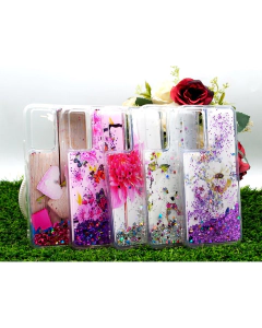 Vivo V23e Back Cover Water Shiny Soft Silicon V23e Case For Girls - Glitter