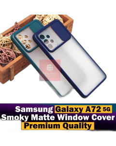 Samsung Galaxy A72 5G Back Cover Smoky Matte Window Shutter Galaxy A72 5G Case For Boys