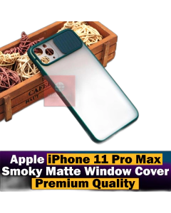 Apple iPhone 11 Pro Max Back Cover Smoky Matte Window Shutter iPhone 11 Pro Max Case For Boys