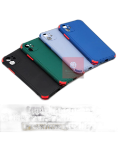 Apple iPhone 11 Back Cover Multicolour Soft Plain Bumper Camera Protection Cover For iPhone 11