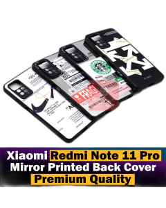 Xiaomi Redmi Note 11 Pro 4G Back Cover Mirror Style Printed Redmi Note 11 Pro Case For Boys