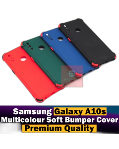 Samsung Galaxy A10s Back Cover Multicolour Soft Plain Bumper Camera Protection Cover For Galaxy A10s