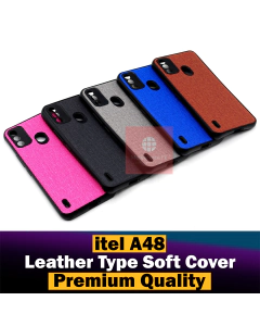 iTel A48 Back Cover Leather Type Soft A48 Case For Boys