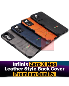 Infinix Zero X Neo Back Cover Leather Type CHANEL Soft Zero X Neo Case For Boys