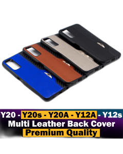 Vivo Y20s Back Cover Leather Type CHANEL Soft Vivo Y20s Case For Boys